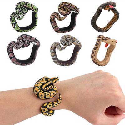 Tricky Funny Spoof Simulation Snake Toy Snake Bracelet Novelty Halloween Gift