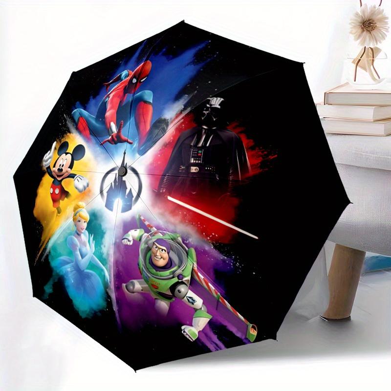 1pc Disney Characters Automatic Umbrella 8-Bone Design Compact Gear for Outdoor Travel,Perfect Gift for Friends' Birthdays Y250813045