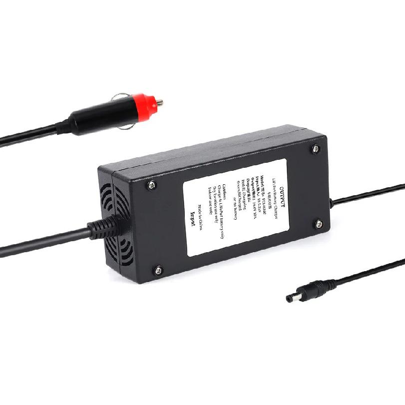 14.6V 5A 8A 10A Car LiFePO4 Battery Charger 12V Car Cigarette Lighter Charger 14.4V Lithium Iron Phosphate for Car Charger
