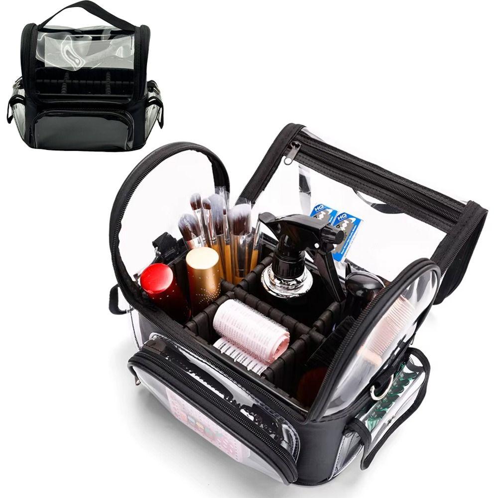 Waterproof Ladies Makeup Handbag Adjustable Strap Makeup Tools Organizer Skincare