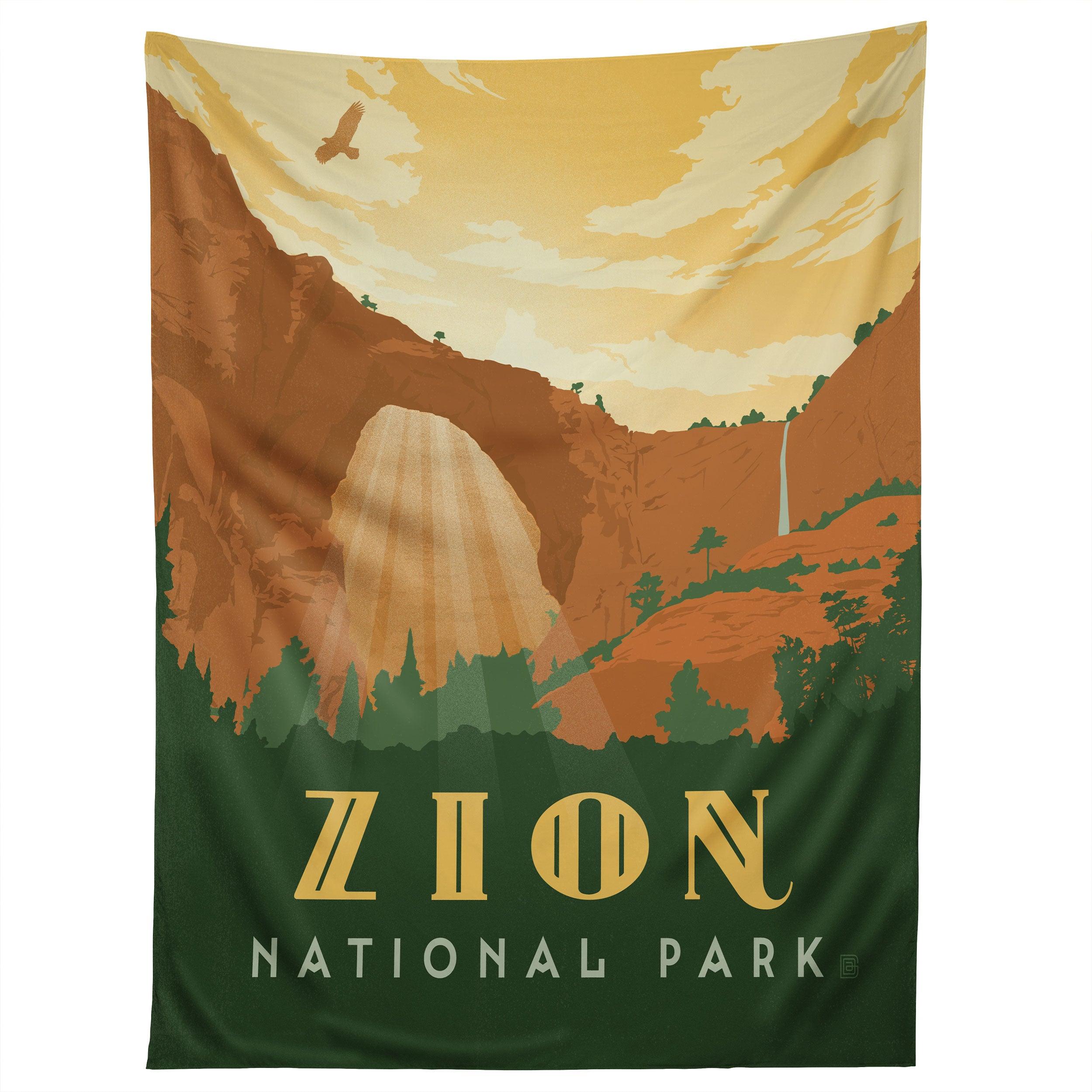 ZION NATIONAL PARK tapestry 75x100