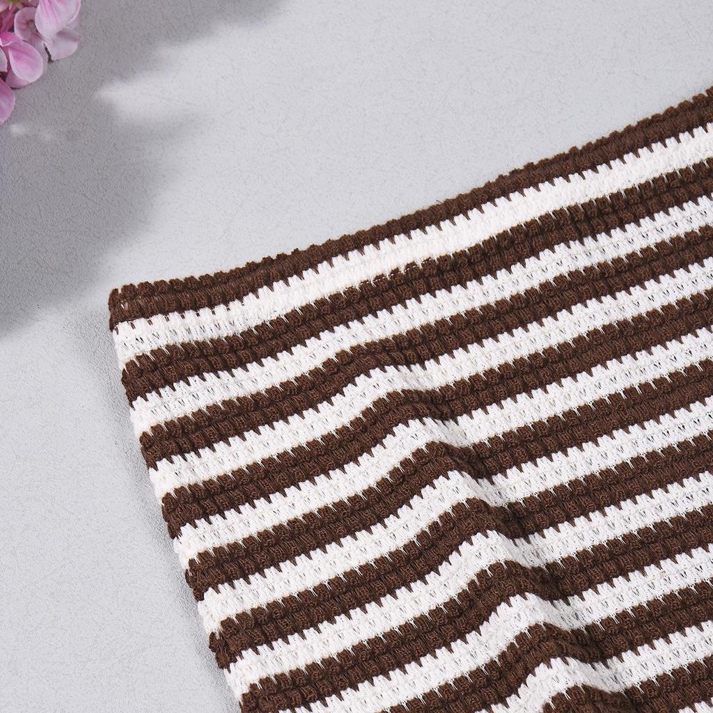 2025 Autumn Sexy Low-Waist Striped Skirt for Women