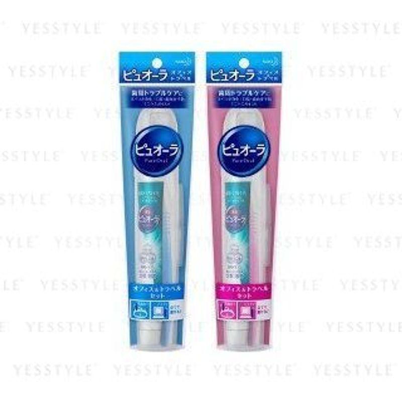 Kao - PureOra Office & Travel Toothbrush Set Random Color