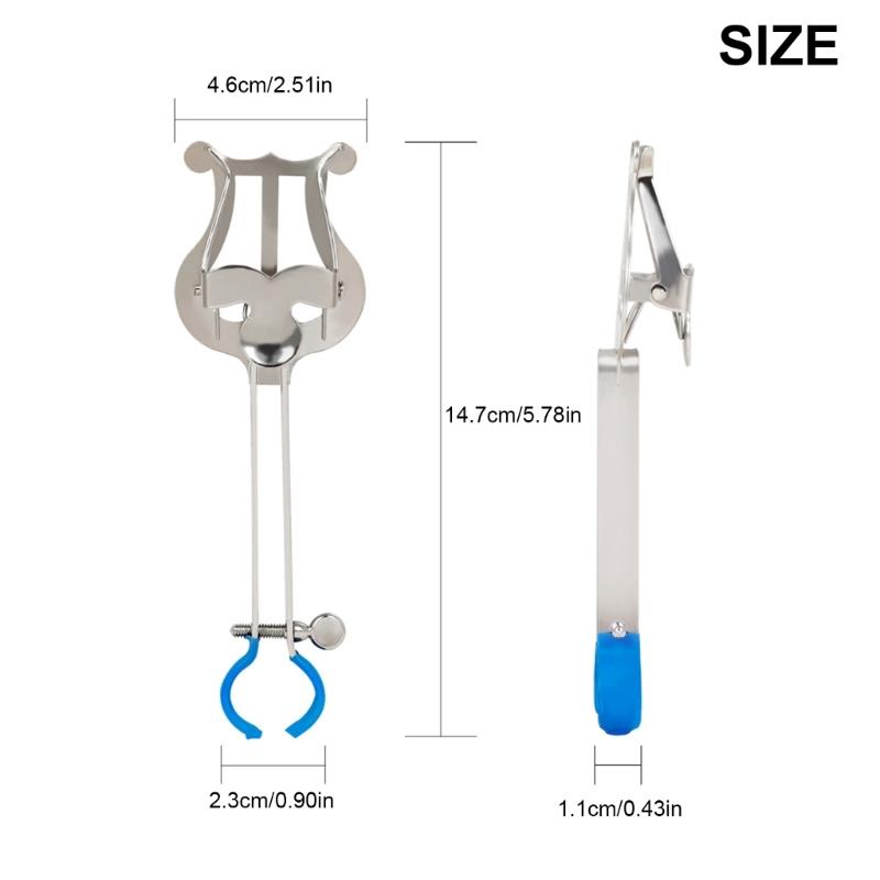 Trumpet Trombone Sheet Music Clip Music Book Clip Trumpet Lyre Clamp Trumpet Music Holder Musical Instruments Accessory