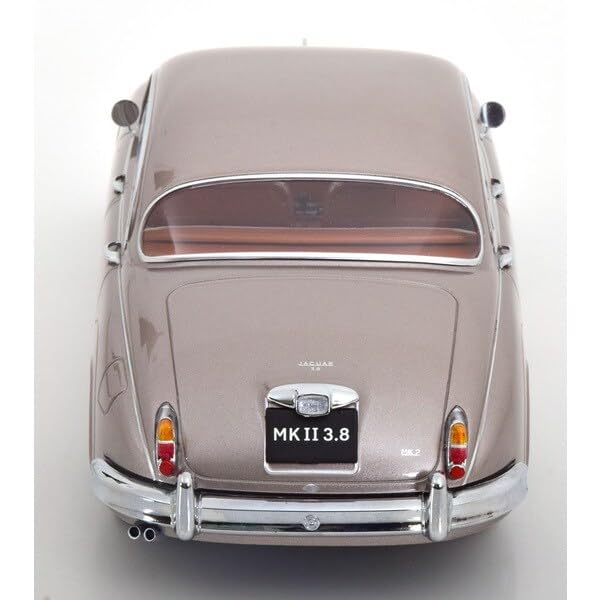 KK-SCALE Jaguar Miniature Car 1/18 JAGUAR MK II 3.8 1959 RHD (Pearl Silver) KKDC181012