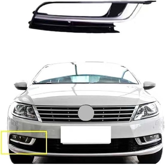 Auto Front Left Right Front Bumper Grille Fog Light Cover Compatible For VW CC 2013-2018(Right) Right