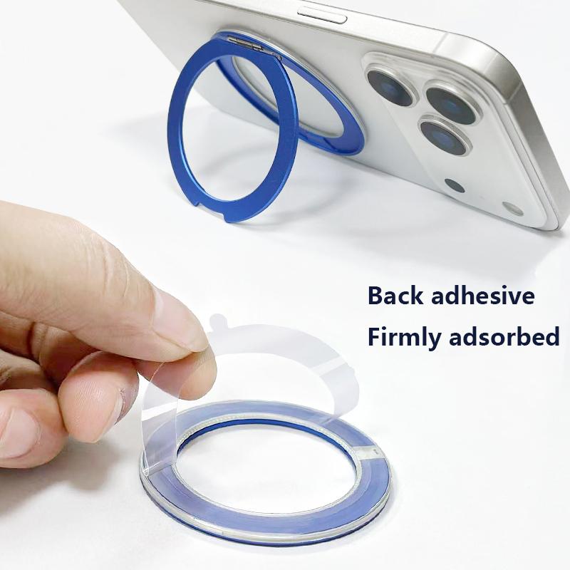 Magnetický držák kroužku pro Magsafe iPhone 17 Pro Max 17E 16E 16 Plus 15 14 13 12 11 Xs Mag Safe 360° otočný držák Příslušenství k pouzdru na telefon
