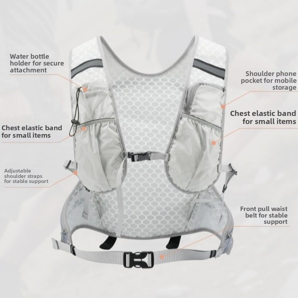 Adjustable Trail Running Backpack Lightweight Running Race Vest Race Hydration Pack Jogging