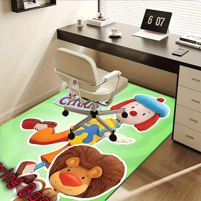JoJo's Circus Office Carpet Soft Polyester Entrance Carpet Washable Non Slip Machine Washable Indoor
