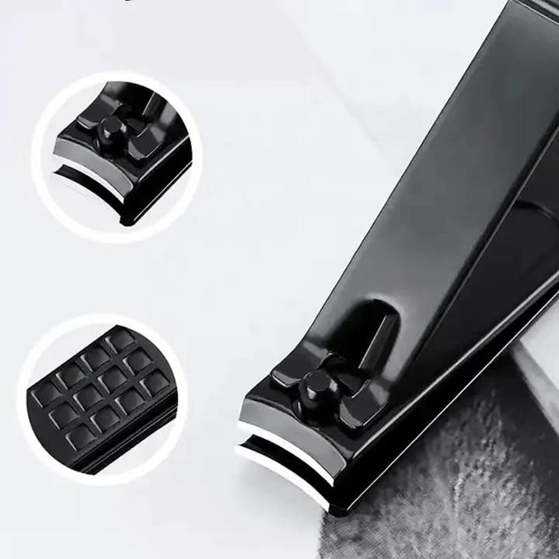 7/10/18 Pcs Classic Black Manicure Set Hand Feet Facial Stainless Steel Accessories All Black Nail Clippers