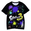 Anime Graffiti Game Splatoon 3D Printed T-Shirts Men Women Streetwear Oversized Short Sleeve T Shirt Male Tees Tops Man Clothing