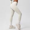 High-Waist Quick-Dry Double-Sided Brushed Yoga Pants for Running and Fitness Moisture-Wicking Athletic Tights