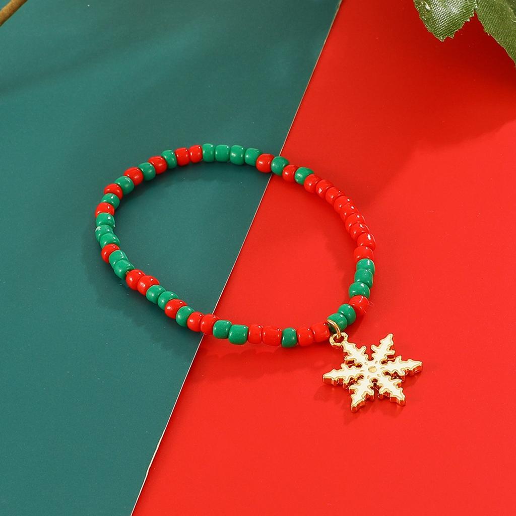 Christmas Pendant, Bracelet, Handcrafted Chain Pairing As A Gift For Girls
