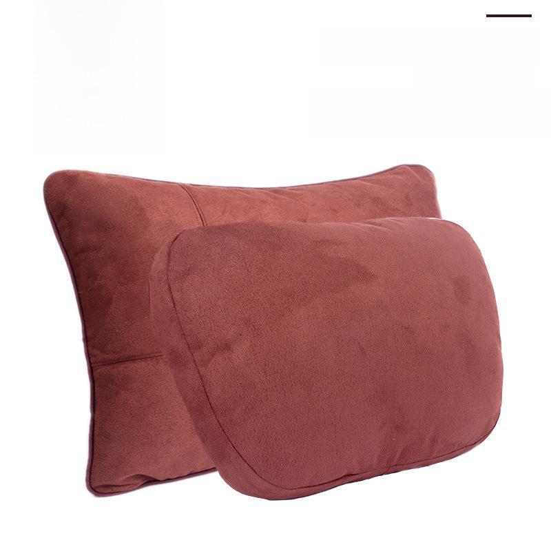 Auto-Kopfstütze, Nackenkissen, Taillenstütze, Sitzrückenpolster aus Wildleder für die Mercedes-Benz S-Klasse, All-in-One-Autokissen.