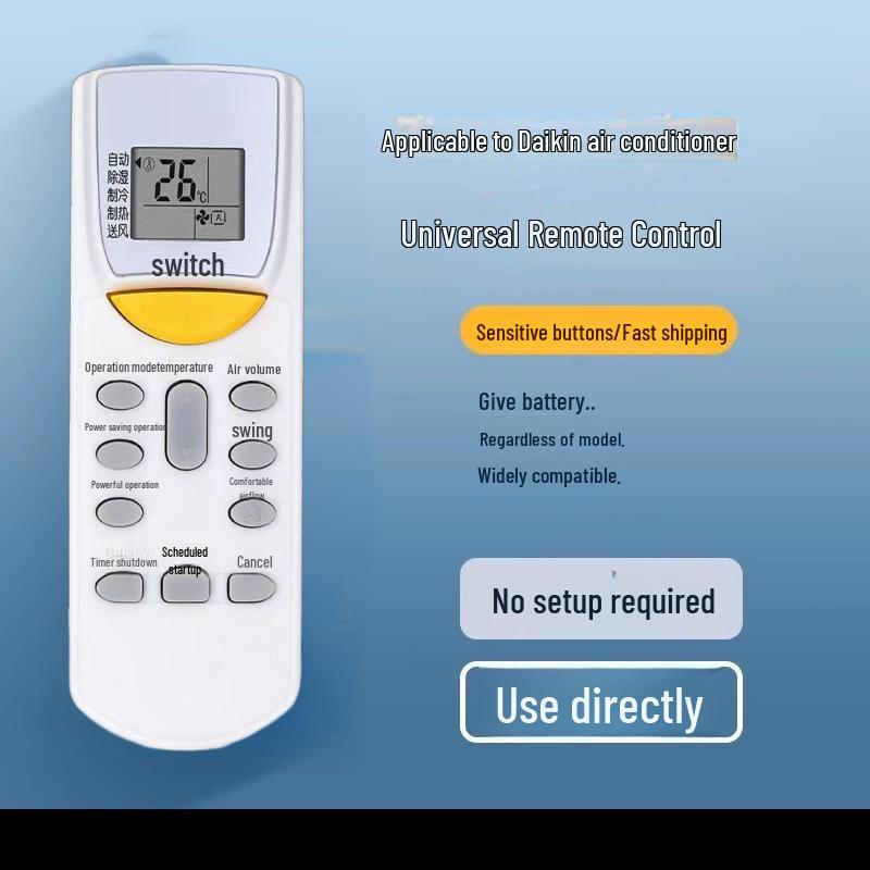 Universal Air Conditioner Remote Control for Gree, Midea, Hualing, Haier, Handian, Chigo, and More Major Brands