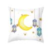 Moon Pillow Case Peach Fur Printed Home Fabric Living Room Sofa Cushion Set Bedroom Pillow Cover