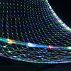 3 Color Fairy Light Garland Waterproof Curtain Light LED Net Mesh String Light  Bedroom Decoration