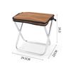 Outdoor Folding Camping Stool With Aluminum Alloy Frame For Travel And Bbq Activities