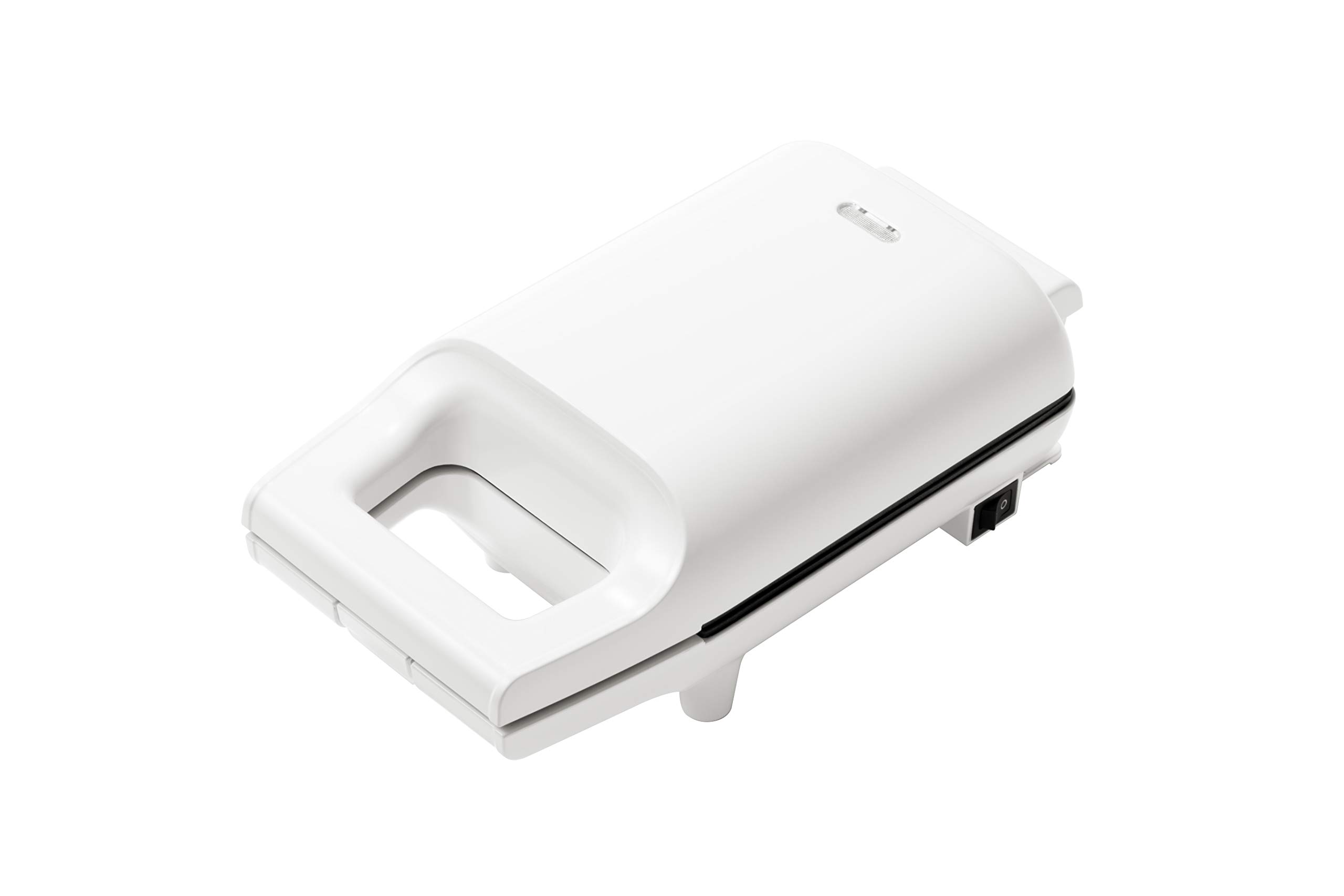 

Yamazen YSB-S420(W) Hot Sandwich Maker with Crust for Loaded Sandwiches, White, Perfect for Single Living and New Beginnings