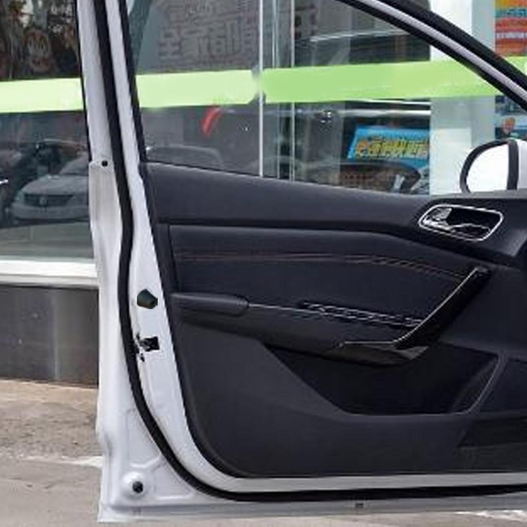 4 szt. Podkładki amortyzujące drzwi samochodowe Czarne gumowe podkładki Amortyzatory drzwi karoserii Naklejka Maty na drzwi samochodowe Akcesoria