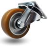 Swivel Wheel, Trolley Set, 125mm, 300kg, JTAU 1252, Aluminum-polyurethane