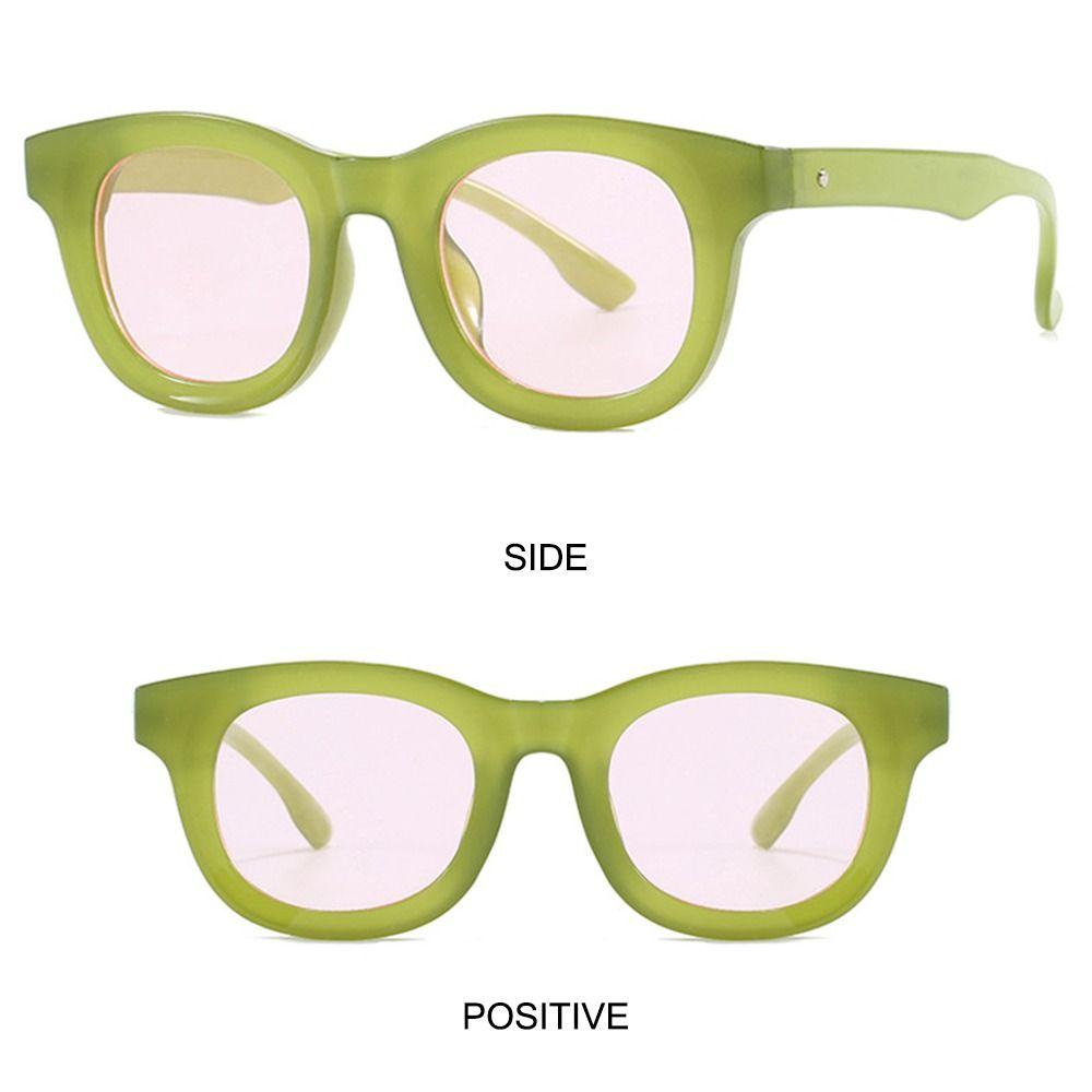 Colorful Square Sunglasses UV400 INS Style Eyeglasses Fashion Punk Shades  for Women & Men