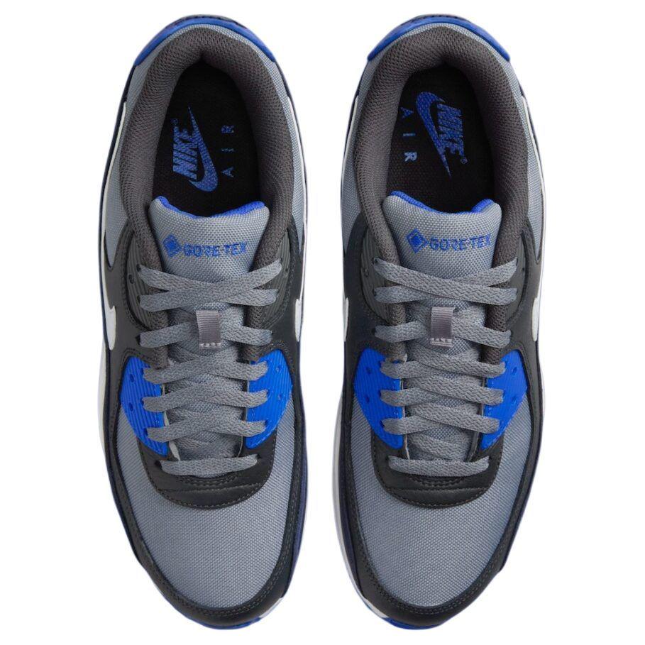 Nike Air Max 90 GORE-TEX Racer Blue Men Sneakers Cool-Grey Anthracite Obsidian FD5810-003