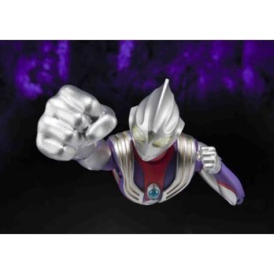 TAMASHII NATIONS Ultra Act Ultraman Tiga Ultraman Tiga 160 mm malt bevegelig figur (Multi Type) Ca. PVC og ABS