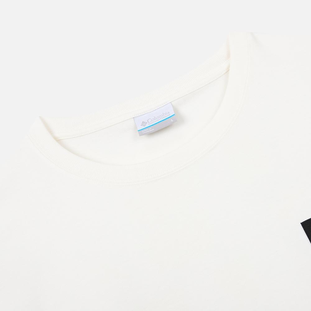 COLUMBIA Unisex Stuck Brook Graphic Short Sleeve T-Shirt [White]