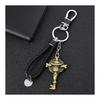 WISHOW Straw Hat Skull Bag Charm, Anime Character Metal Alloy Keychain, Popular Decorative Accessory, Cute Kawaii Gift for Fans, Durable and Stylish
