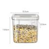 Sealed Jars Kitchen Grain Storage Organizer Plastic Moisture-proof Food Storage Tank Dried Fruit Tea Storage Box Jar with Spoon