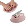 Professional Manicure Hand Soak Basin Silicone Ergonomic Design For Nail Salon Use Waterproof Sturdy Simple Maintenance