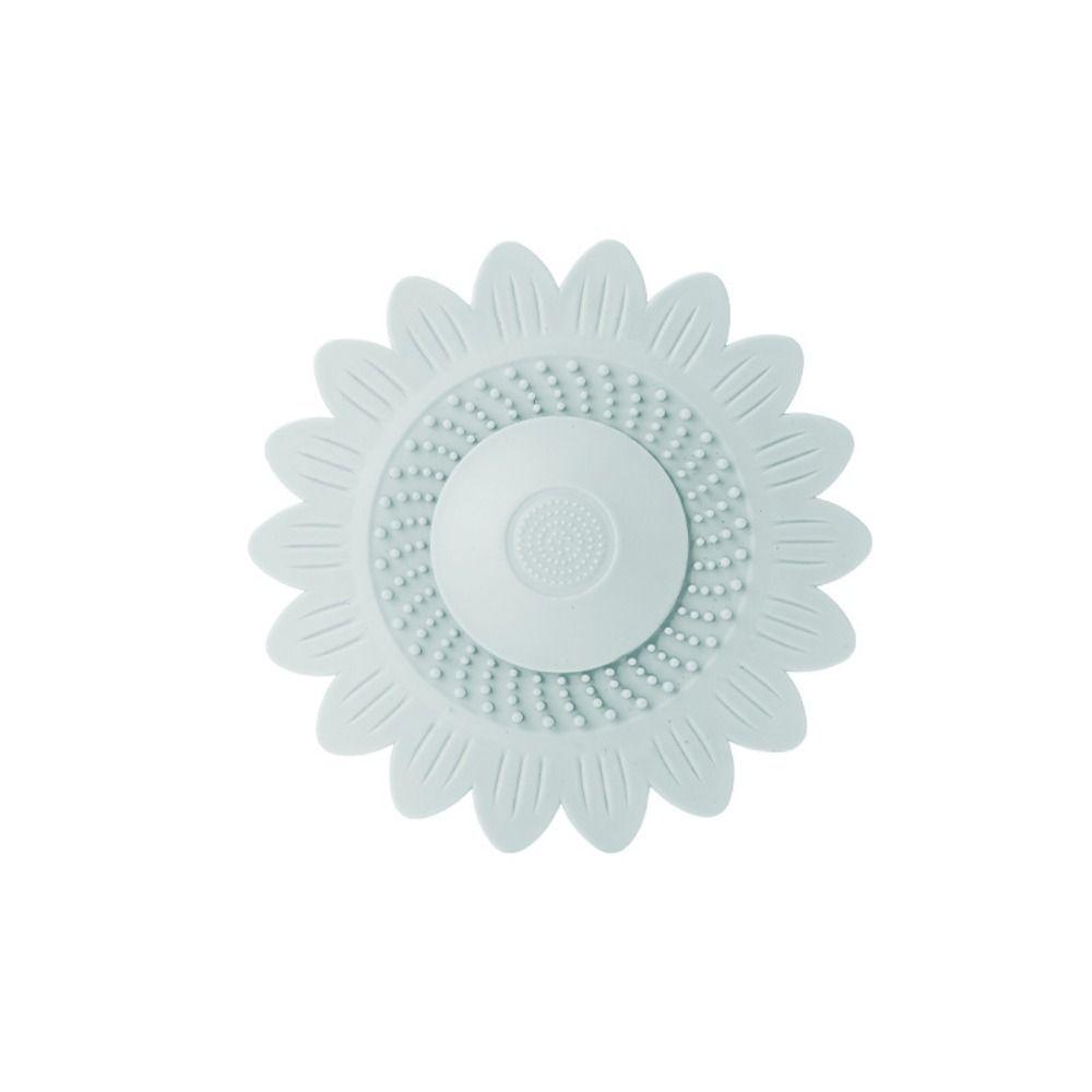 Floor Drain Cover Hair Filter Drainage Deodorizing Cover Washbasin Drain Hair Catcher Silicone Floor Drain Mat Hardware
