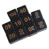 10Pcs Acrylic Mult Sided Dices Role Playing Table Game Dices Six Sided Dices Round Corner Dices Mahjong Accessories