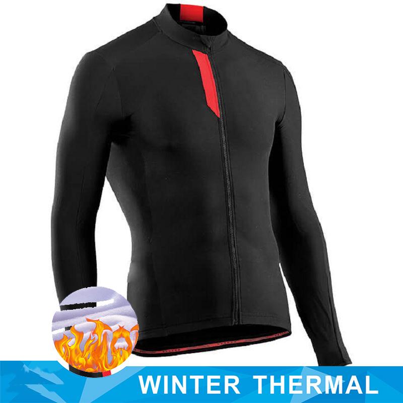 Men 2026 Winter Velvet Warm Cycling Clothing Suit Set Thermal Fleece Bicycle Jersey Set MTB Warm Bike Jersey Set Ropa