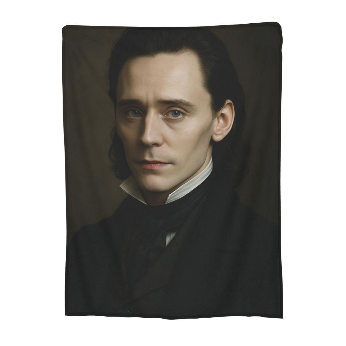 HD Latest Tom Hiddleston Collage Actor Blanket Flannel Sofa Throw Blanket Throw Blankets for Couch Bedding Throws Bedspread 80x120cm