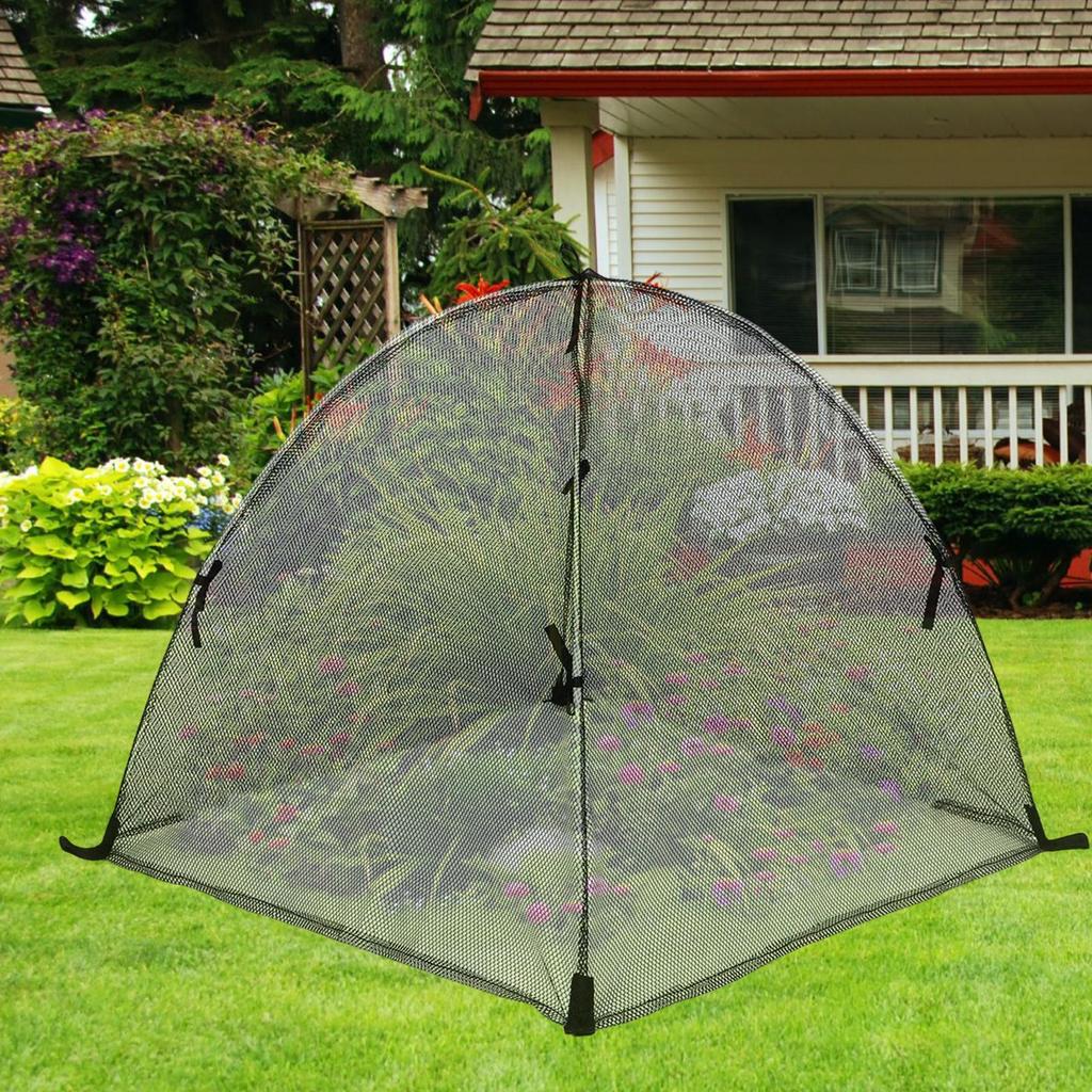 23x23x23Inch Pop Up Plant Shade Tent Sunblock Mesh Plant Shade Gardening Net Cover for Tomato Strawberry Vegetable Chicken Coop