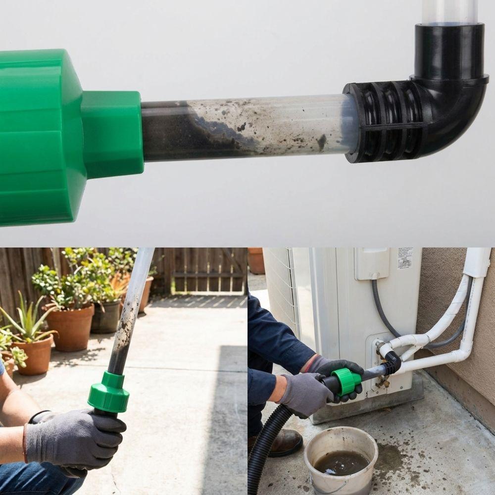 Plastic AC Condenswater Afvoer Ontstopper Duidelijk Zichtbaar HVAC Leiding Reiniger Gereedschap Afvoer Onderhoud