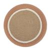 Round Cat Scratcher Ergonomic Cat Scratching Lounge Bed Sisal Cat Scratch Pad for Indoor Cats Claw