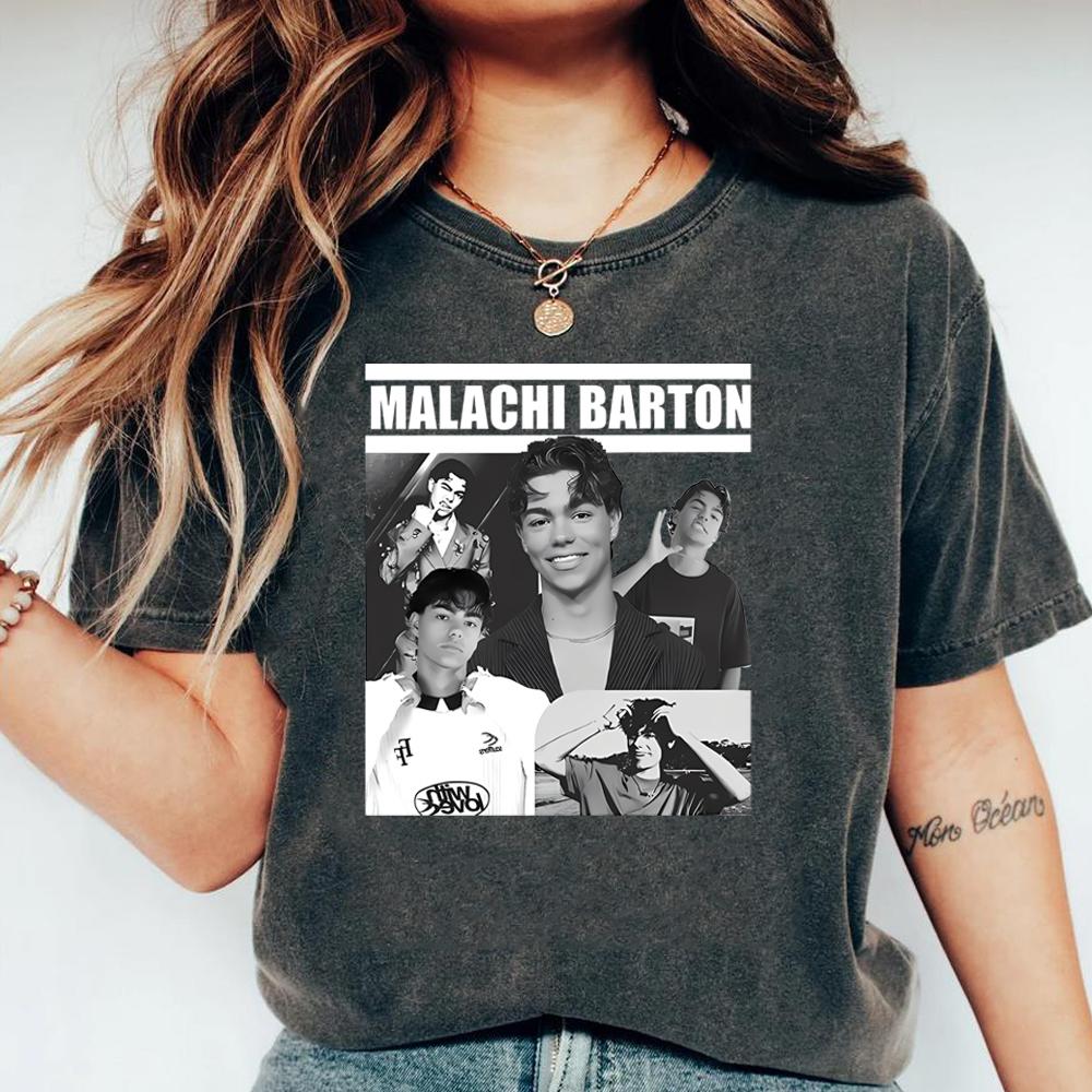 Malachi Barton Graphic Tshirts Zzombies Worlds Collide Tour 2026 Tshirt Short Sleeve Cotton FeUnisex T Shirt Streetwear Women Tee
