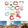 Practical Functional Carabiner Keyring Keychain Clip Backpack Pendant Handbook Decoration Ita Bag Buckle Accessories