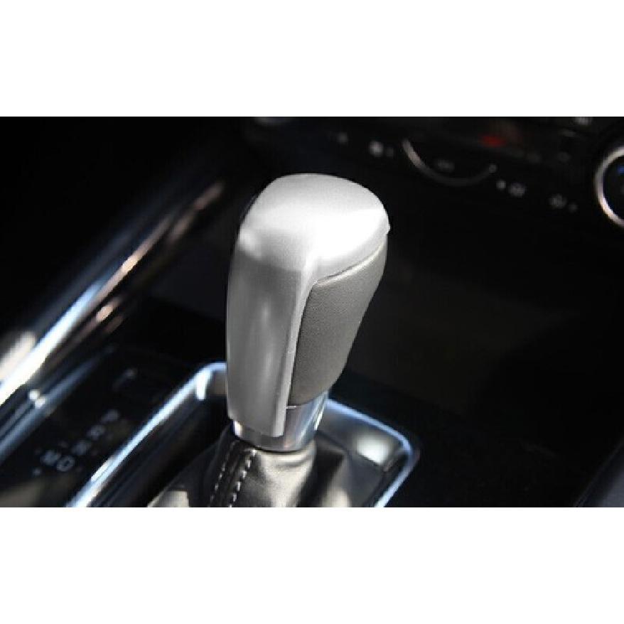 For Mazda 3 Axela 2014-2018 Matte Silver Center Console Gear Shift Knob Trim 1PC