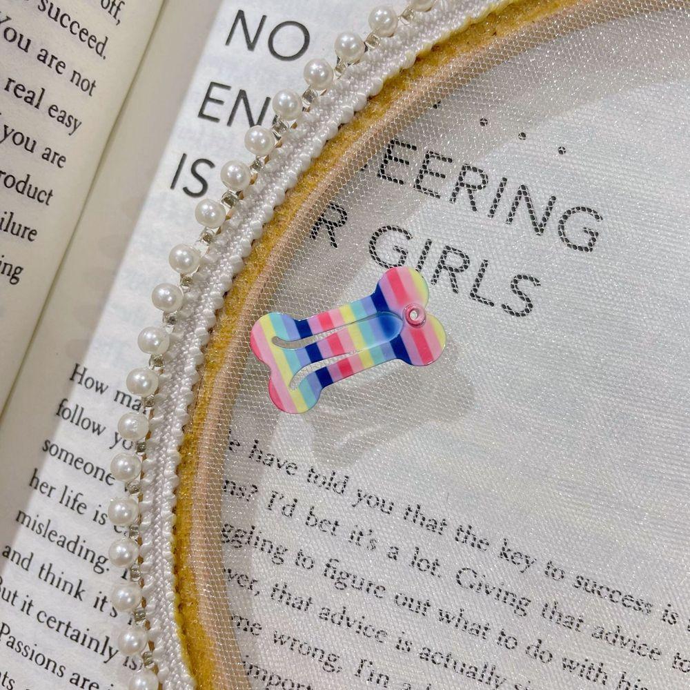 Gitter, Streifenmuster für kleine Hunde Haustier-Haarspange Katze Pflegezubehör Schnapp-Haarspangen Hunde-Haarspange