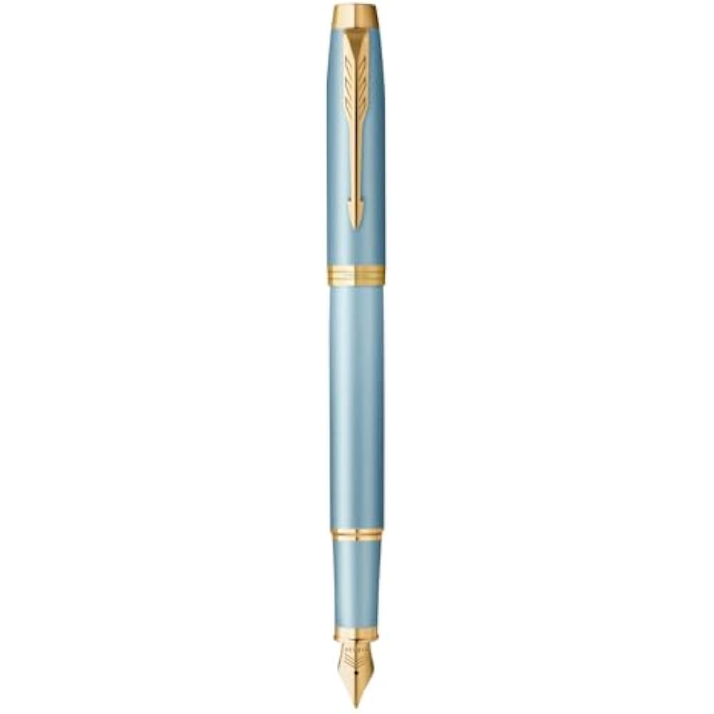 PARKER Parker Fountain Pen IM Writing Rituals Turquoise Green GT Fine Print Gift Box Gift Luxury ...