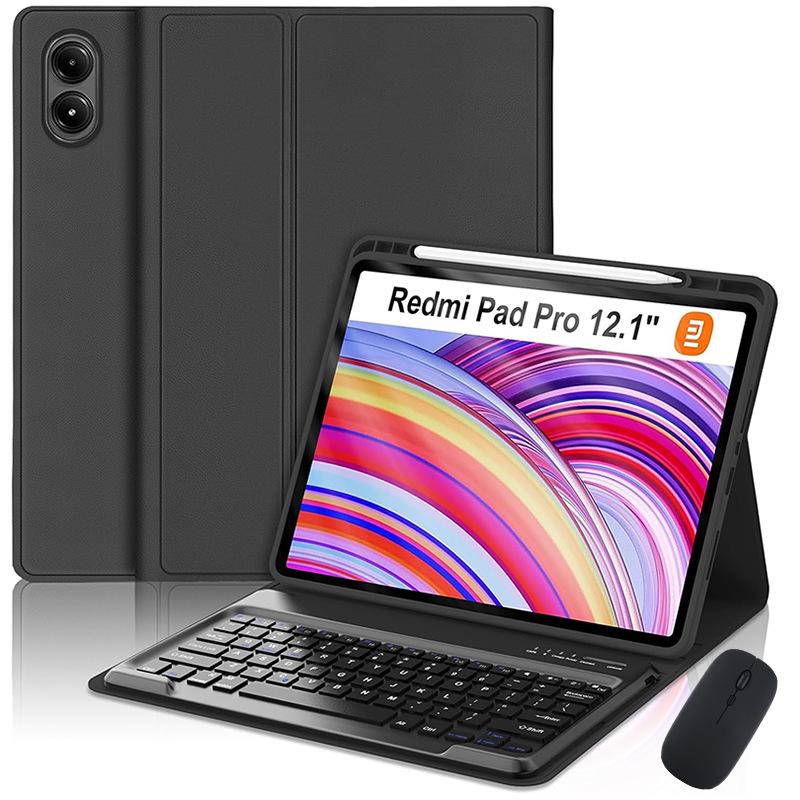 Bluetooth-Tastatur mit Hintergrundbeleuchtung & Schutzhülle für Xiaomi POCO Pad C1 Tablet 12,1 Zoll