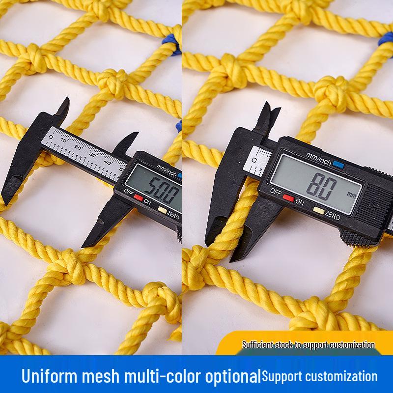 Colorful Nylon Safety Net for Children's Playground & Balcony Decoration