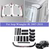 Hard Top Water Leak Seal Kit Water Rain Diverter Gutter Extension for Jeep Wrangler JK 2007-2018 Leak Fix Parts Car Accessories