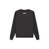Fear of God Essentials 1977 Series SS22 Crewneck With Flock Logo Pullover Sweatshirt Men Sweatshirt Black-Iron FOG-SS22-158