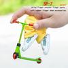 1Set Alloy Finger Scooter Finger Toy Skateboards With Pants Shoes And Tools Finger Scooter Toy Mini Skateboard Finger Toy For Gift