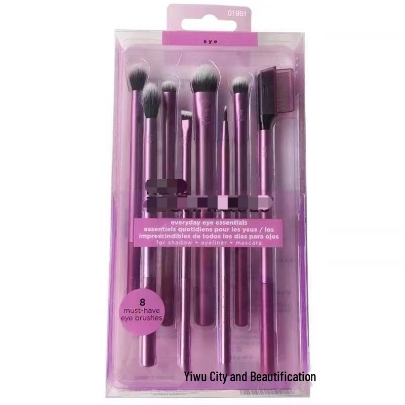 Set Complet de Pensule de Machiaj Seria RT: Pensule pentru Fard de Obraji, Pensule de Estompare, Pensule pentru Fard de Ochi și Burete de Machiaj